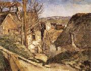 Paul Cezanne La Maison du pendu a Auvers-sur-Oise USA oil painting artist